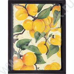 Ежедневник н/дат А6 136л Flora.Райские абрикосы /иск.кожа/фиксирующий хлястик:на кнопке NEW | Фото 8
