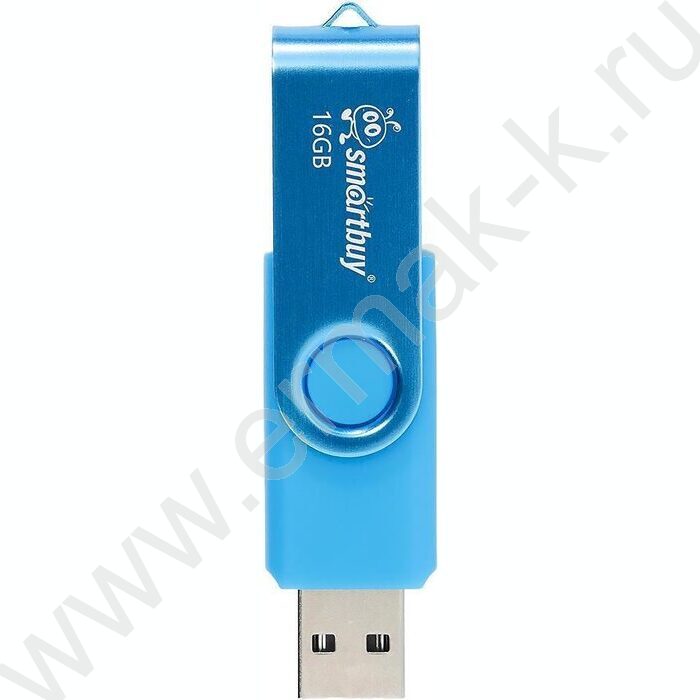 Съемный носитель информации 16B USB Flash Drive <USB 2.0> синий "Twist" NEW | Фото 1