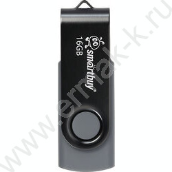 Съемный носитель информации 16B USB Flash Drive <USB 2.0> черный "Twist" NEW | Фото 3
