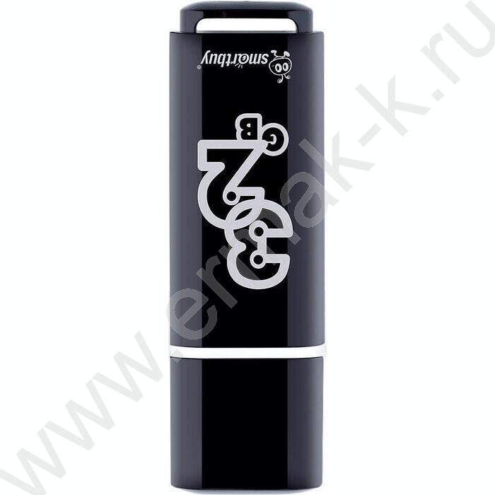 Съемный носитель информации 32GB USB Flash Drive <USB 2.0> черный "Glossy" NEW | Фото 1