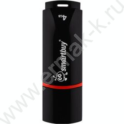 Съемный носитель информации  4GB USB Flash Drive <USB 2.0> черный "Crown" NEW | Фото 1