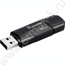 Съемный носитель информации 64GB USB Flash Drive <USB 2.0> черный "Clue" NEW | Фото 3