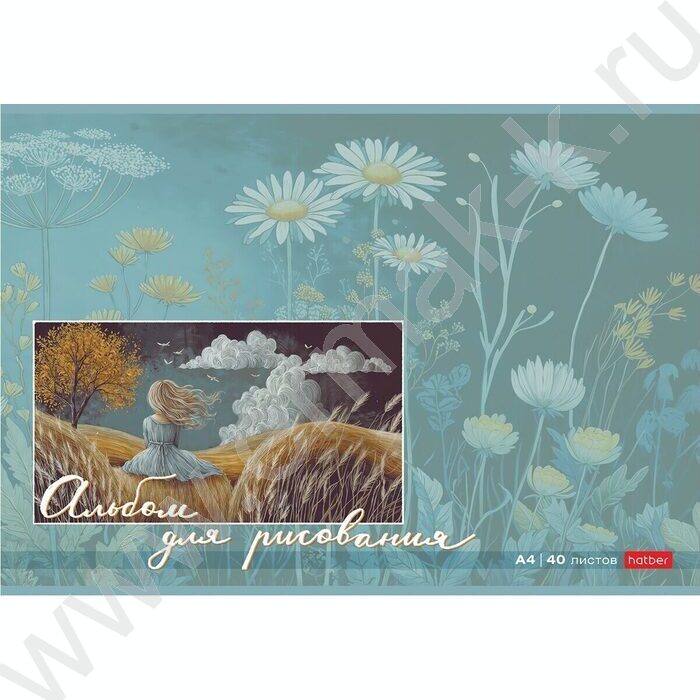 Альбом д/рисования 40л "Мечты о лете" /ламинация Soft-touch/ 5видов NEW | Фото 5