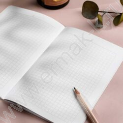 Блокнот  32л 120*185 "Розовые цветы" /клетка, мат.лам., тиснение цв. фольгой,мягкий переплёт (2  NEW | Фото 9