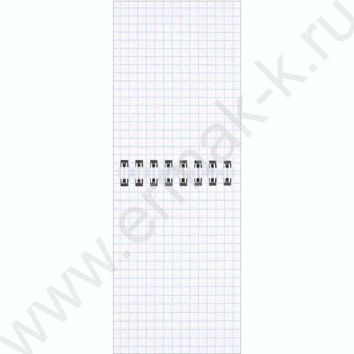 Блокнот  40л А7 спираль "Котик с сердечком" /УФ-лак сплошной/клетка NEW | Фото 4