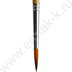 Кисть набор  3шт /синтетика круглые № 2,4,6 / "Попугай" картонная подложка + ПЭТ-пакет NEW | Фото 2