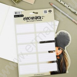 Наклейки д/тетрадей и учебников Девчонки на стиле/5л в наборе,кол-во наклеек на листе 10шт*7*3,5 NEW | Фото 7