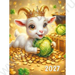 Календарь на магните отрывной 2027г "Символ года" NEW | Фото 1