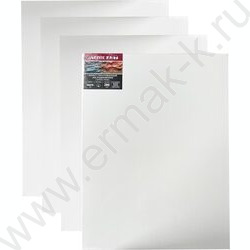 Холст на подрамнике 50*70  280 г/м², 100% хлопок, мелкое зерно, цвет белый NEW | Фото 1