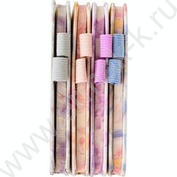 Блокнот-ежедневник 80л 16*11см "Бабочки" 2 резинки для ручки;цв.обл.с рисунком, /ассорти/, внешн NEW | Фото 3