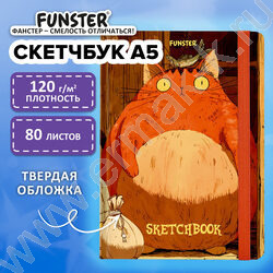 Скетчбук  80л 145х203мм, резинка "Пухляши" 120г/кв.м NEW | Фото 5