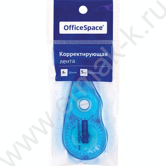 Корректирующая лента 5мм* 6м прозрачный /пакет, европодвес NEW | Фото 3
