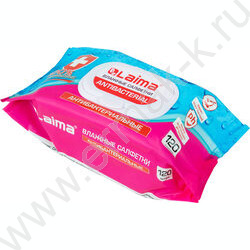 Салфетки влажные 120шт Antibacterial /антибаактериаотные /с крышкой клапаном NEW | Фото 2