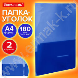 Папка уголок А4 2отд. "SPECIAL" синяя, 0,18мм NEW | Фото 9