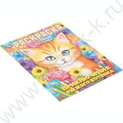 Раскраска А4 Приключения рыжего котёнка NEW | Фото 2