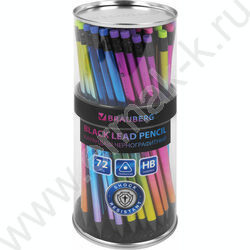 Карандаш ч/гр c ластиком HB "GRADE Metallic", заточен., трехгранный /ассорти NEW | Фото 6