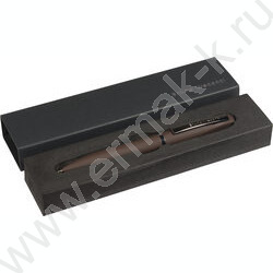 Ручка шар авт Portofino /коричневый корп./ футляр черный цвет чернил синий 1,0мм NEW | Фото 4