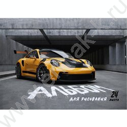 Альбом д/рисования-спираль 24л "Автомобильная тематика-4" NEW | Фото 1