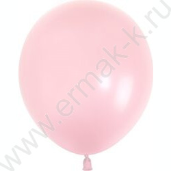 Шар воздушный 12''/30см Светло-розовый пастель NEW | Фото 1