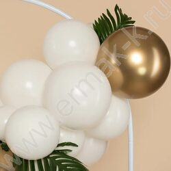 Шар воздушный 12''/30см Reflex Зеркальный блеск,Золото хром NEW | Фото 4