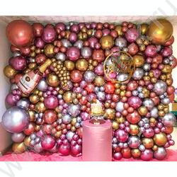 Шар воздушный 12''/30см Reflex Зеркальный блеск,Золото хром NEW | Фото 6