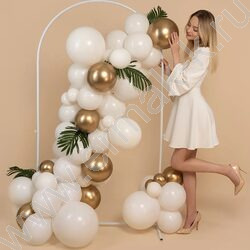 Шар воздушный 12''/30см Reflex Зеркальный блеск,Золото хром NEW | Фото 7