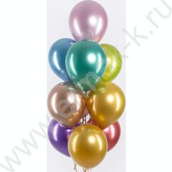 Шар воздушный 12''/30см Ассорти хром NEW | Фото 4