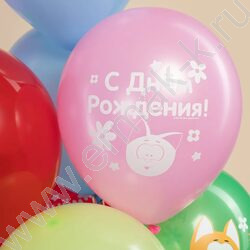 Шар воздушный 12''/30см 2ст Котенок Котэ ассорти пастель NEW | Фото 6