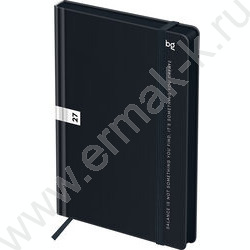 Ежедневник 2027г А5 176л "Monochrome. Black" черный /7БЦ , soft touch NEW | Фото 1