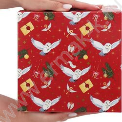 Коробка подарочная 3в1 квадрат Волшебная почта 19,5х19,5х11-15,5х15,5х9 NEW | Фото 7