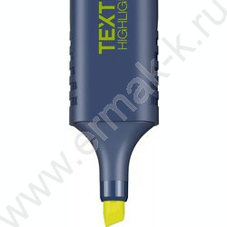 Текстовыделитель 1-5мм., косой "Textline HL500" /желтый NEW | Фото 2