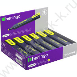 Текстовыделитель 1-5мм., косой "Textline HL500" /желтый NEW | Фото 3