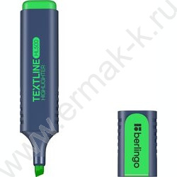 Текстовыделитель 1-5мм., косой "Textline HL500" /зеленый NEW | Фото 1