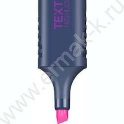 Текстовыделитель 1-5мм., косой "Textline HL500" /розовый NEW | Фото 2