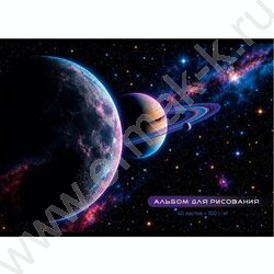 Альбом д/рисования 40л "Космос-6" ассорти NEW | Фото 5