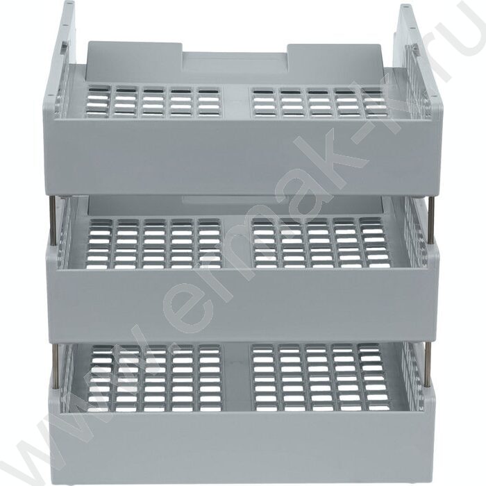 Лоток горизонтальный сетчатый серый /уп.3шт на мет.стержнях | Фото 3