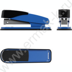 Степлер №24/6  30л метал Half-strip Quadro Classic /2 режима скрепления /ассорти | Фото 3