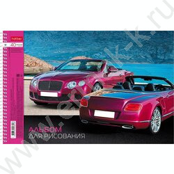 Альбом д/рисования-спираль 40л "Престижные авто" /перфорация/ 5видов | Фото 3