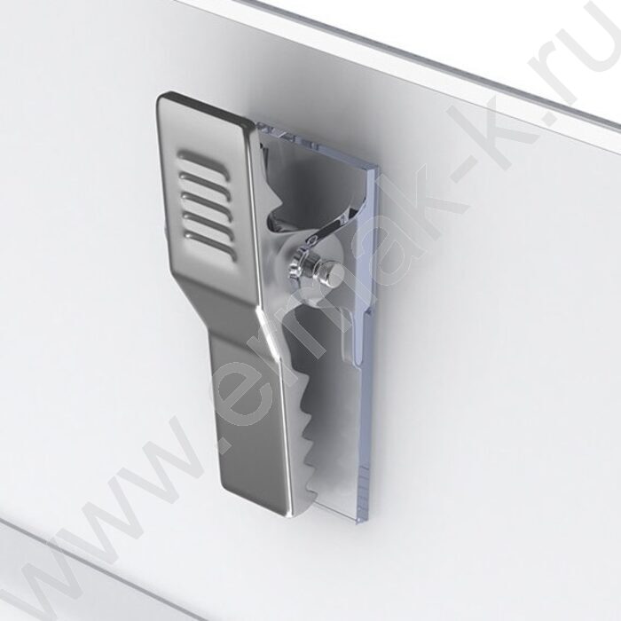 Бейдж горизонтальный  90*57мм пластиковый с метал.зажимом и булавкой | Фото 2