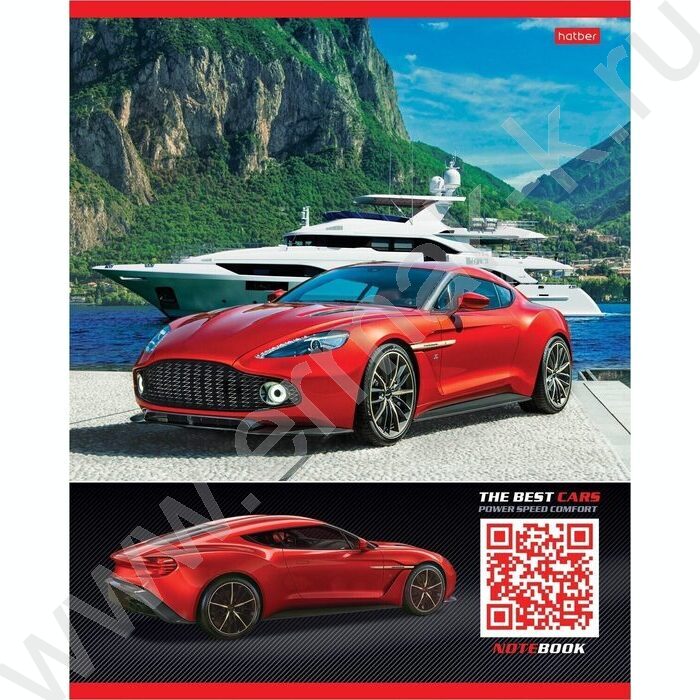 Тетрадь  96л клетка "Авторевю" 5видов | Фото 3