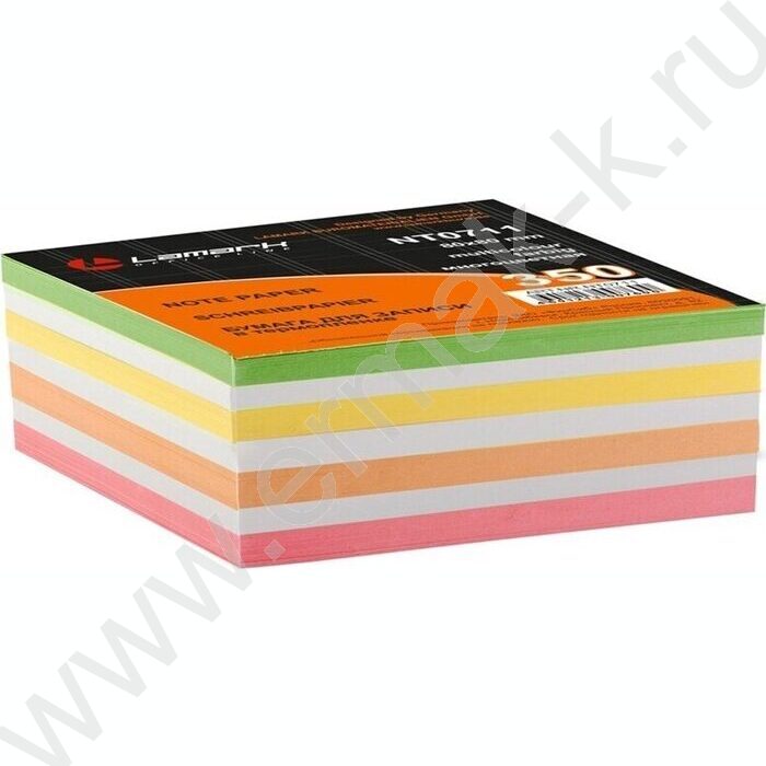 Бумага д/записей  80*80мм /350л цветной | Фото 1