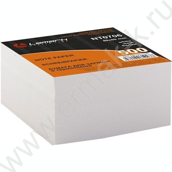 Бумага д/записей  80*80мм /500л белый | Фото 1