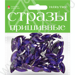 Стразы пришивные Лодочки 10*23мм 10цв | Фото 4