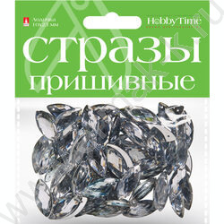 Стразы пришивные Лодочки 10*23мм 10цв | Фото 5