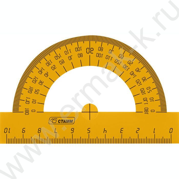 Транспортир 180*10см прозр.флюор | Фото 3