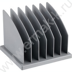 Лоток вертикально-гориз. разборный /серый, 210мм/ 6отд. | Фото 1