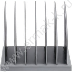 Лоток вертикально-гориз. разборный /серый, 210мм/ 6отд. | Фото 3