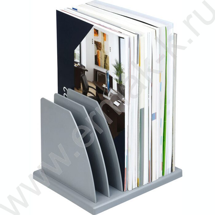 Лоток вертикально-гориз. разборный /серый, 210мм/ 6отд. | Фото 6