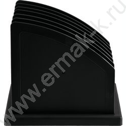 Лоток вертикально-гориз. разборный /черный,210мм/ 6отд. | Фото 3