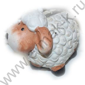 Копилка Барашек Забавный 7см керамика /2вида/